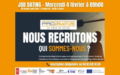 JOB DATING Chez Pro Armature